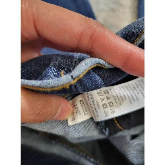 SPANX DISTRESSED SKINNY JEANS 20203Q Small - Picture 8 of 9